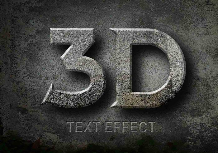3d text effect psd files
